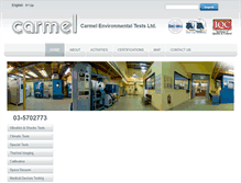 Tablet Screenshot of carmel-lab.com